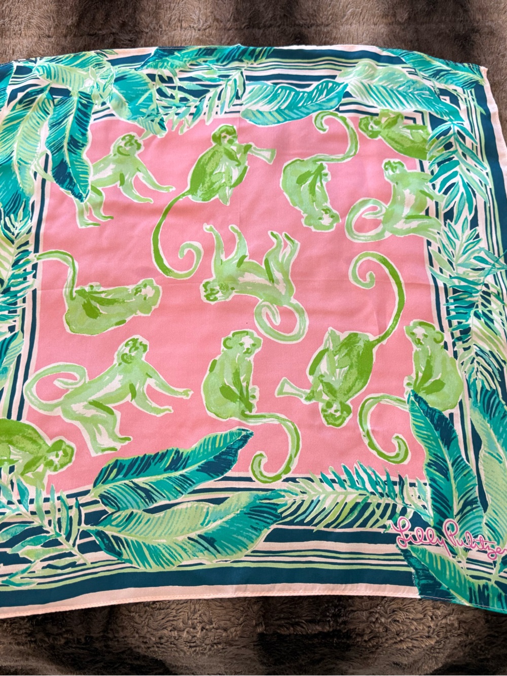 100% Silk Lilly Pulitzer Scarf